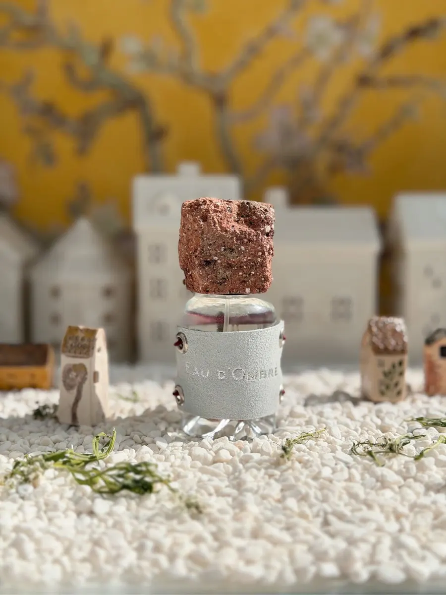 Флакон Eau de Ombré с керамическими домиками