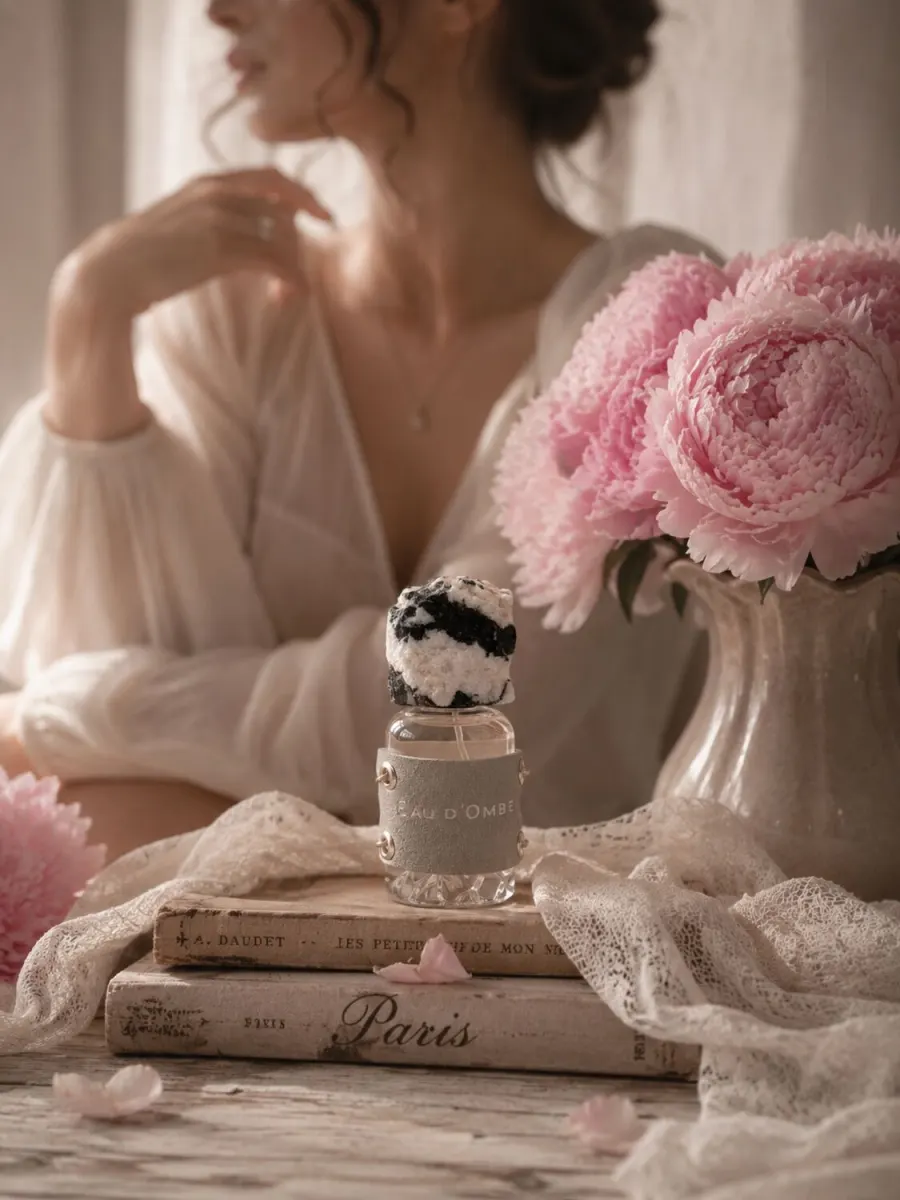 Флакон Eau de Ombré с пионами